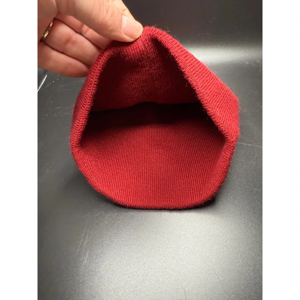 Colorado Avalanche‎ NHL Red Knit Beanie Hat Embroidered Logo Winter Cap